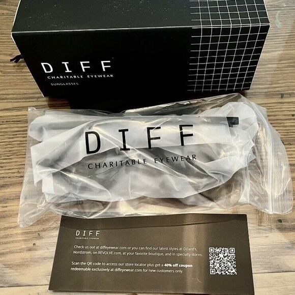 New! Diff Eyewear HAILEY - Dunmor Tortoise Brown Gradient Sunglasses - 100% Auth - Picture 2 of 7